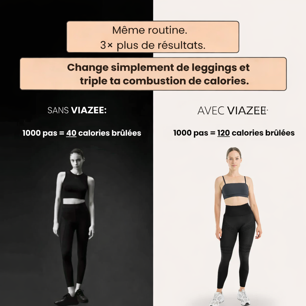 Legging 3D Viazee – Redéfinissez votre silhouette sans effort
